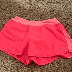 Pink champion shorts size youth XL